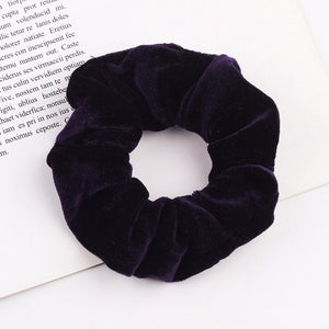 Velvet Scrunchie Women Girls Elastic Hair Rubber Bands Accessories  For Women Tie Hair Ring Rope Ponytail Holder