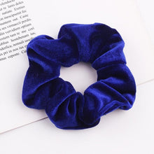 Load image into Gallery viewer, Velvet Scrunchie Women Girls Elastic Hair Rubber Bands Accessories  For Women Tie Hair Ring Rope Ponytail Holder
