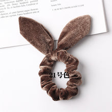 Load image into Gallery viewer, Velvet Scrunchie Women Girls Elastic Hair Rubber Bands Accessories  For Women Tie Hair Ring Rope Ponytail Holder