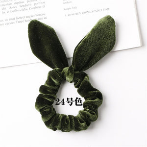 Velvet Scrunchie Women Girls Elastic Hair Rubber Bands Accessories  For Women Tie Hair Ring Rope Ponytail Holder