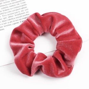 Velvet Scrunchie Women Girls Elastic Hair Rubber Bands Accessories  For Women Tie Hair Ring Rope Ponytail Holder