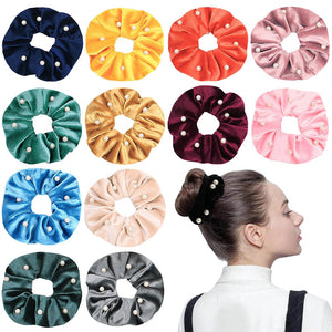 Velvet Scrunchie Women Girls Elastic Hair Rubber Bands Accessories  For Women Tie Hair Ring Rope Ponytail Holder