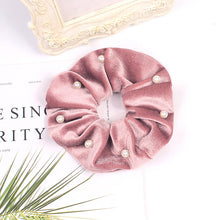 Load image into Gallery viewer, Velvet Scrunchie Women Girls Elastic Hair Rubber Bands Accessories  For Women Tie Hair Ring Rope Ponytail Holder