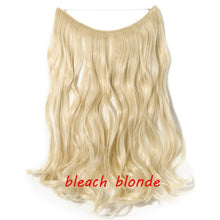 Load image into Gallery viewer, 20inch Invisible Wire No Clip One Piece Halo Hair Extension flip in false hair Hairpieces Synthetic hair for women
