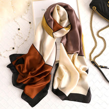 Load image into Gallery viewer, RUNMEIFA 2020 Luxury Brand New Summer Women Silk Scarf Beach Hijab Shawls and Wraps Female Foulard Free Shipping