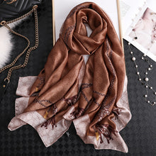 Load image into Gallery viewer, RUNMEIFA 2020 Luxury Brand New Summer Women Silk Scarf Beach Hijab Shawls and Wraps Female Foulard Free Shipping