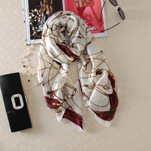 Load image into Gallery viewer, RUNMEIFA 2020 Luxury Brand New Summer Women Silk Scarf Beach Hijab Shawls and Wraps Female Foulard Free Shipping
