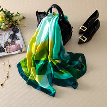 Load image into Gallery viewer, RUNMEIFA 2020 Luxury Brand New Summer Women Silk Scarf Beach Hijab Shawls and Wraps Female Foulard Free Shipping