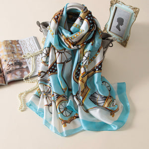 RUNMEIFA 2020 Luxury Brand New Summer Women Silk Scarf Beach Hijab Shawls and Wraps Female Foulard Free Shipping