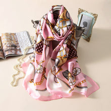 Load image into Gallery viewer, RUNMEIFA 2020 Luxury Brand New Summer Women Silk Scarf Beach Hijab Shawls and Wraps Female Foulard Free Shipping