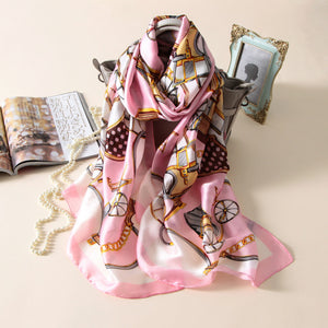 RUNMEIFA 2020 Luxury Brand New Summer Women Silk Scarf Beach Hijab Shawls and Wraps Female Foulard Free Shipping