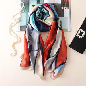 RUNMEIFA 2020 Luxury Brand New Summer Women Silk Scarf Beach Hijab Shawls and Wraps Female Foulard Free Shipping