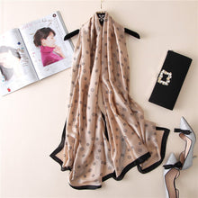 Load image into Gallery viewer, RUNMEIFA 2020 Luxury Brand New Summer Women Silk Scarf Beach Hijab Shawls and Wraps Female Foulard Free Shipping