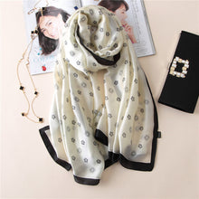 Load image into Gallery viewer, RUNMEIFA 2020 Luxury Brand New Summer Women Silk Scarf Beach Hijab Shawls and Wraps Female Foulard Free Shipping