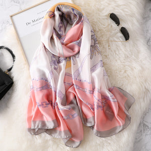 RUNMEIFA 2020 Luxury Brand New Summer Women Silk Scarf Beach Hijab Shawls and Wraps Female Foulard Free Shipping