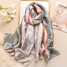 Load image into Gallery viewer, RUNMEIFA 2020 Luxury Brand New Summer Women Silk Scarf Beach Hijab Shawls and Wraps Female Foulard Free Shipping