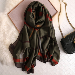 RUNMEIFA 2020 Luxury Brand New Summer Women Silk Scarf Beach Hijab Shawls and Wraps Female Foulard Free Shipping