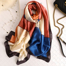 Load image into Gallery viewer, RUNMEIFA 2020 Luxury Brand New Summer Women Silk Scarf Beach Hijab Shawls and Wraps Female Foulard Free Shipping