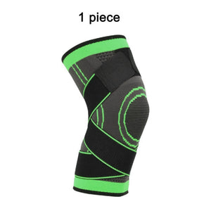 WorthWhile 1PC Sport Pressurized Kneepad Elastic Knee Pads Support Sleeve Basketball Volleyball Brace Training Fitness Protector