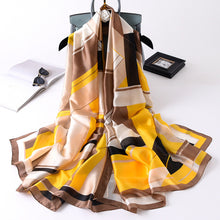 Load image into Gallery viewer, RUNMEIFA 2020 Luxury Brand New Summer Women Silk Scarf Beach Hijab Shawls and Wraps Female Foulard Free Shipping