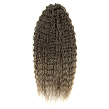 Load image into Gallery viewer, Ariel Curl Hair Water Wave Twist Crochet Hair Synthetic Braid Hair Ombre Blonde Pink 22 Inch Deep Wave Braiding Hair Extension