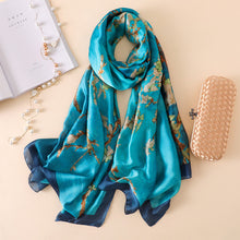 Load image into Gallery viewer, RUNMEIFA 2020 Luxury Brand New Summer Women Silk Scarf Beach Hijab Shawls and Wraps Female Foulard Free Shipping