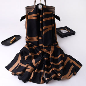 RUNMEIFA 2020 Luxury Brand New Summer Women Silk Scarf Beach Hijab Shawls and Wraps Female Foulard Free Shipping
