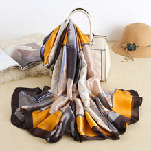 Load image into Gallery viewer, RUNMEIFA 2020 Luxury Brand New Summer Women Silk Scarf Beach Hijab Shawls and Wraps Female Foulard Free Shipping