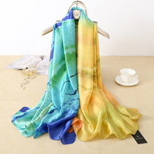 Load image into Gallery viewer, RUNMEIFA 2020 Luxury Brand New Summer Women Silk Scarf Beach Hijab Shawls and Wraps Female Foulard Free Shipping
