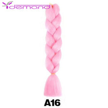 Load image into Gallery viewer, Y Demand 24 Inch Ombre Color Synthetic Braids Before Stretching Wholesale Jumbo Braids KaneKalon Hair Straightener 100G/Pcs