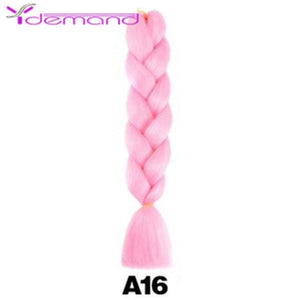 Y Demand 24 Inch Ombre Color Synthetic Braids Before Stretching Wholesale Jumbo Braids KaneKalon Hair Straightener 100G/Pcs