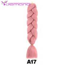 Load image into Gallery viewer, Y Demand 24 Inch Ombre Color Synthetic Braids Before Stretching Wholesale Jumbo Braids KaneKalon Hair Straightener 100G/Pcs