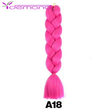 Load image into Gallery viewer, Y Demand 24 Inch Ombre Color Synthetic Braids Before Stretching Wholesale Jumbo Braids KaneKalon Hair Straightener 100G/Pcs