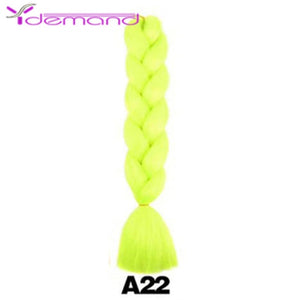 Y Demand 24 Inch Ombre Color Synthetic Braids Before Stretching Wholesale Jumbo Braids KaneKalon Hair Straightener 100G/Pcs