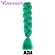 Load image into Gallery viewer, Y Demand 24 Inch Ombre Color Synthetic Braids Before Stretching Wholesale Jumbo Braids KaneKalon Hair Straightener 100G/Pcs