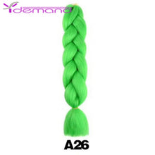 Load image into Gallery viewer, Y Demand 24 Inch Ombre Color Synthetic Braids Before Stretching Wholesale Jumbo Braids KaneKalon Hair Straightener 100G/Pcs