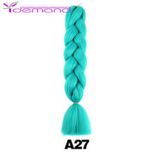 Load image into Gallery viewer, Y Demand 24 Inch Ombre Color Synthetic Braids Before Stretching Wholesale Jumbo Braids KaneKalon Hair Straightener 100G/Pcs