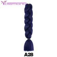 Load image into Gallery viewer, Y Demand 24 Inch Ombre Color Synthetic Braids Before Stretching Wholesale Jumbo Braids KaneKalon Hair Straightener 100G/Pcs