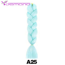 Load image into Gallery viewer, Y Demand 24 Inch Ombre Color Synthetic Braids Before Stretching Wholesale Jumbo Braids KaneKalon Hair Straightener 100G/Pcs