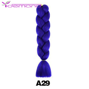 Y Demand 24 Inch Ombre Color Synthetic Braids Before Stretching Wholesale Jumbo Braids KaneKalon Hair Straightener 100G/Pcs