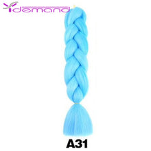 Load image into Gallery viewer, Y Demand 24 Inch Ombre Color Synthetic Braids Before Stretching Wholesale Jumbo Braids KaneKalon Hair Straightener 100G/Pcs