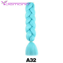 Load image into Gallery viewer, Y Demand 24 Inch Ombre Color Synthetic Braids Before Stretching Wholesale Jumbo Braids KaneKalon Hair Straightener 100G/Pcs