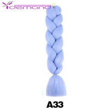 Load image into Gallery viewer, Y Demand 24 Inch Ombre Color Synthetic Braids Before Stretching Wholesale Jumbo Braids KaneKalon Hair Straightener 100G/Pcs