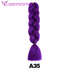Load image into Gallery viewer, Y Demand 24 Inch Ombre Color Synthetic Braids Before Stretching Wholesale Jumbo Braids KaneKalon Hair Straightener 100G/Pcs