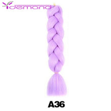 Load image into Gallery viewer, Y Demand 24 Inch Ombre Color Synthetic Braids Before Stretching Wholesale Jumbo Braids KaneKalon Hair Straightener 100G/Pcs