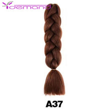 Load image into Gallery viewer, Y Demand 24 Inch Ombre Color Synthetic Braids Before Stretching Wholesale Jumbo Braids KaneKalon Hair Straightener 100G/Pcs
