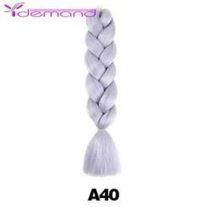 Y Demand 24 Inch Ombre Color Synthetic Braids Before Stretching Wholesale Jumbo Braids KaneKalon Hair Straightener 100G/Pcs