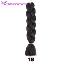 Load image into Gallery viewer, Y Demand 24 Inch Ombre Color Synthetic Braids Before Stretching Wholesale Jumbo Braids KaneKalon Hair Straightener 100G/Pcs