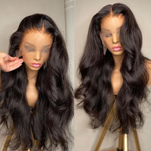 Load image into Gallery viewer, SoGreat Body Wave Lace Front Human Hair Wig for Black Women Pre Plucked Brazilian 13x4 30 Inch Loose Wave Hd Lace Frontal Wigs