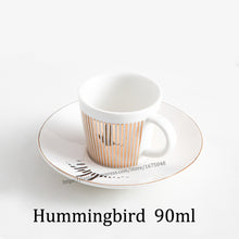 Load image into Gallery viewer, Creative Horse Anamorphic Cup Mirror Reflection Cup Hummingbird Mug Luycho Coffee Tea Set With Coaster 90ml-220ml